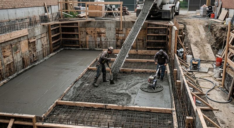 Basement Concrete Installation in Coupeville, WA