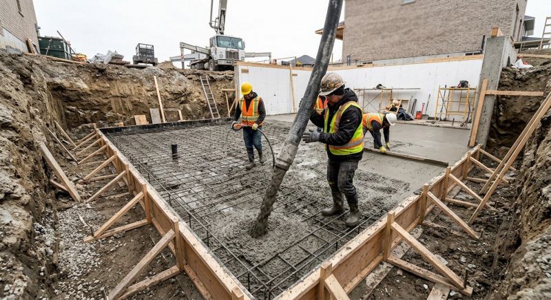 Basement Concrete Installation in Freeland, WA