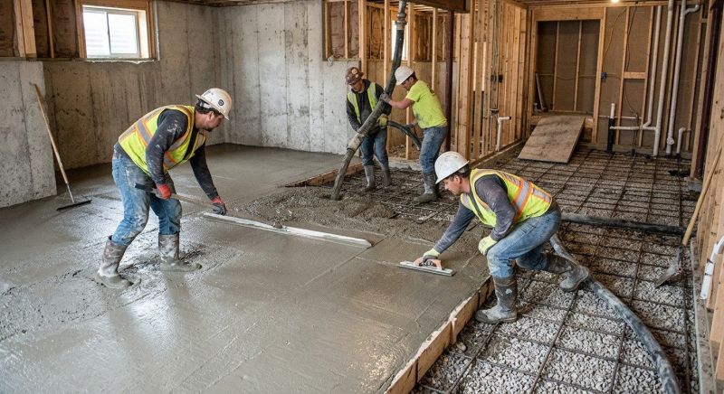 Basement Concrete Installation in Sequim, WA
