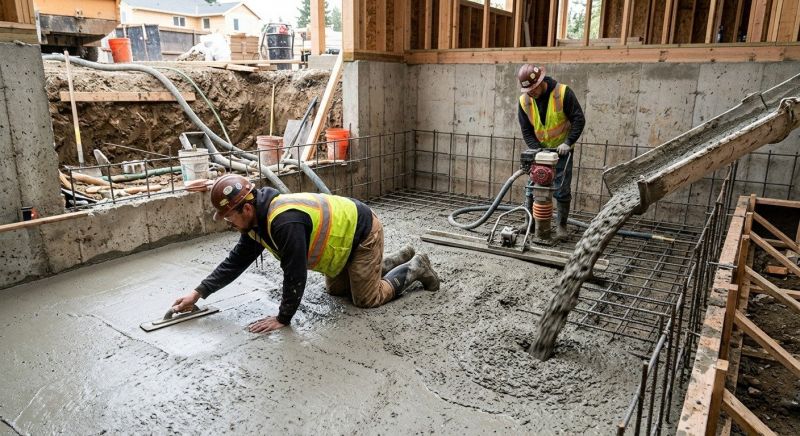 Basement Concrete Installation in Port Hadlock, WA