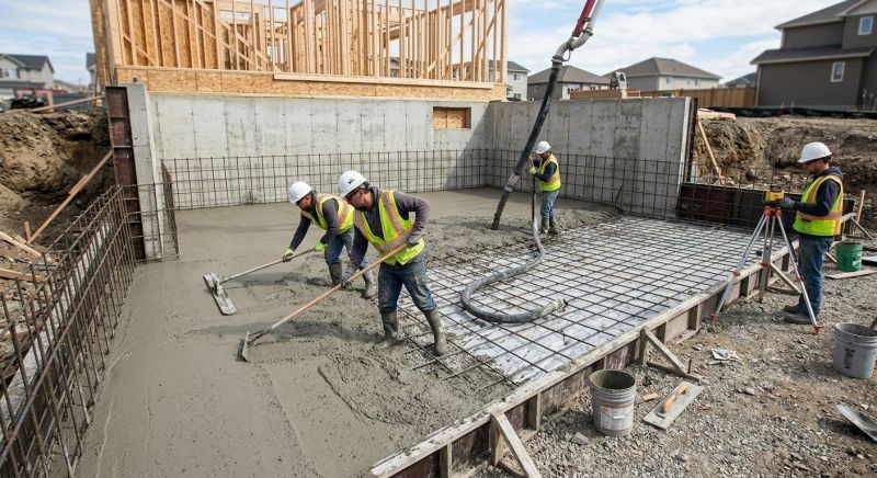 Basement Slab Installation in Sequim, WA