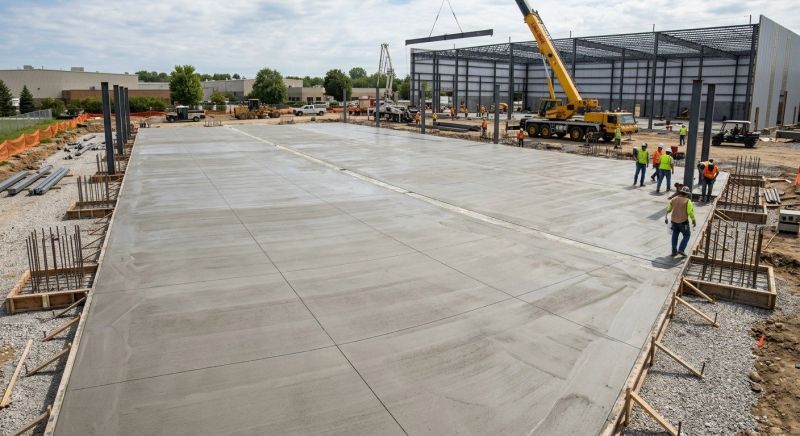 Commercial Slab Installation in Freeland, WA