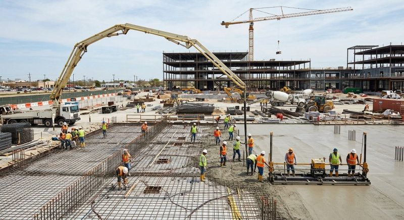 Commercial Slab Installation in Port Hadlock, WA