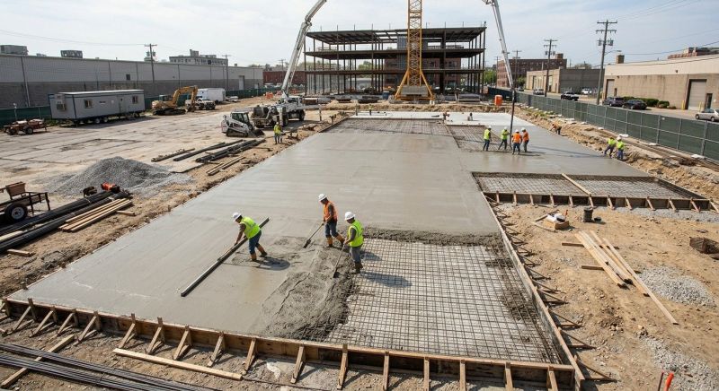 Commercial Slab Installation in Port Townsend, WA