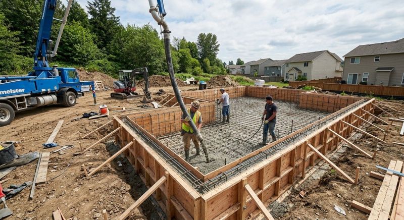Concrete Foundation Installation in Coupeville, WA