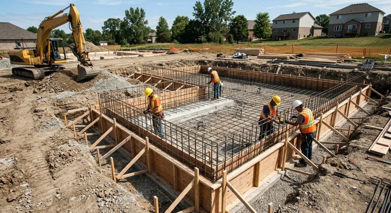 Foundation Construction in Port Hadlock, WA