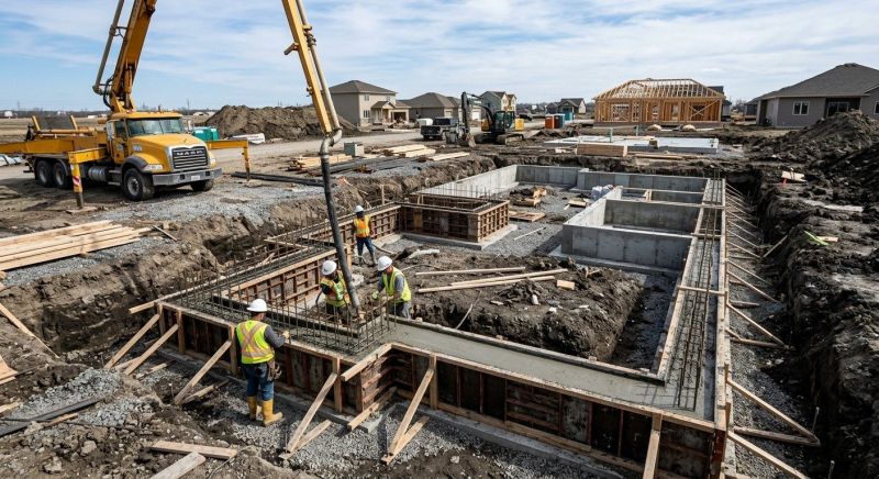 Foundation Construction in Port Ludlow, WA