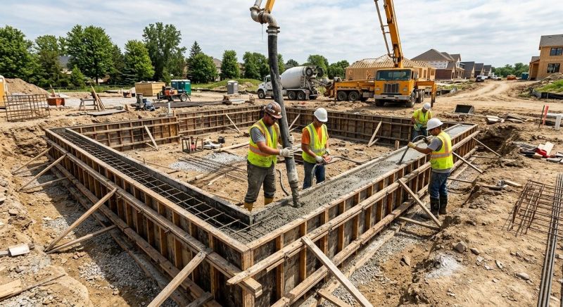 Foundation Wall Pouring in Coupeville, WA
