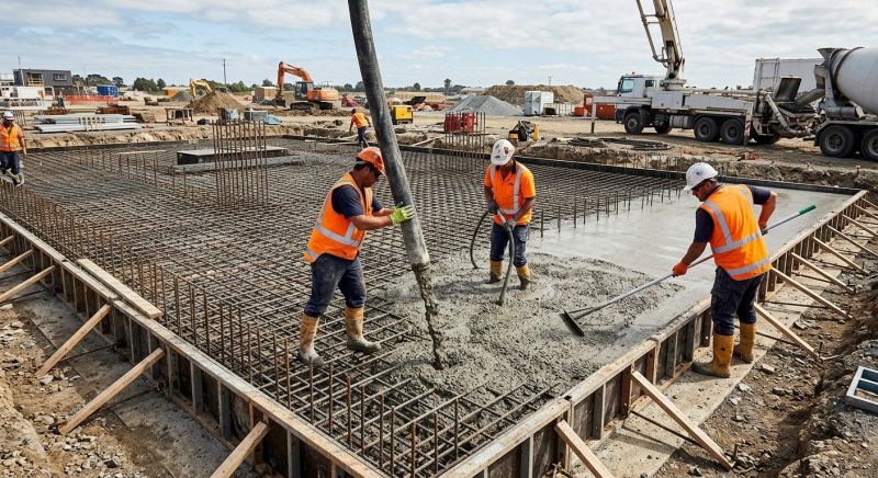 Foundation Wall Pouring in Port Angeles, WA