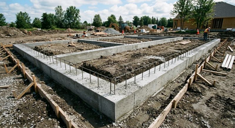 House Footing Construction in Sequim, WA